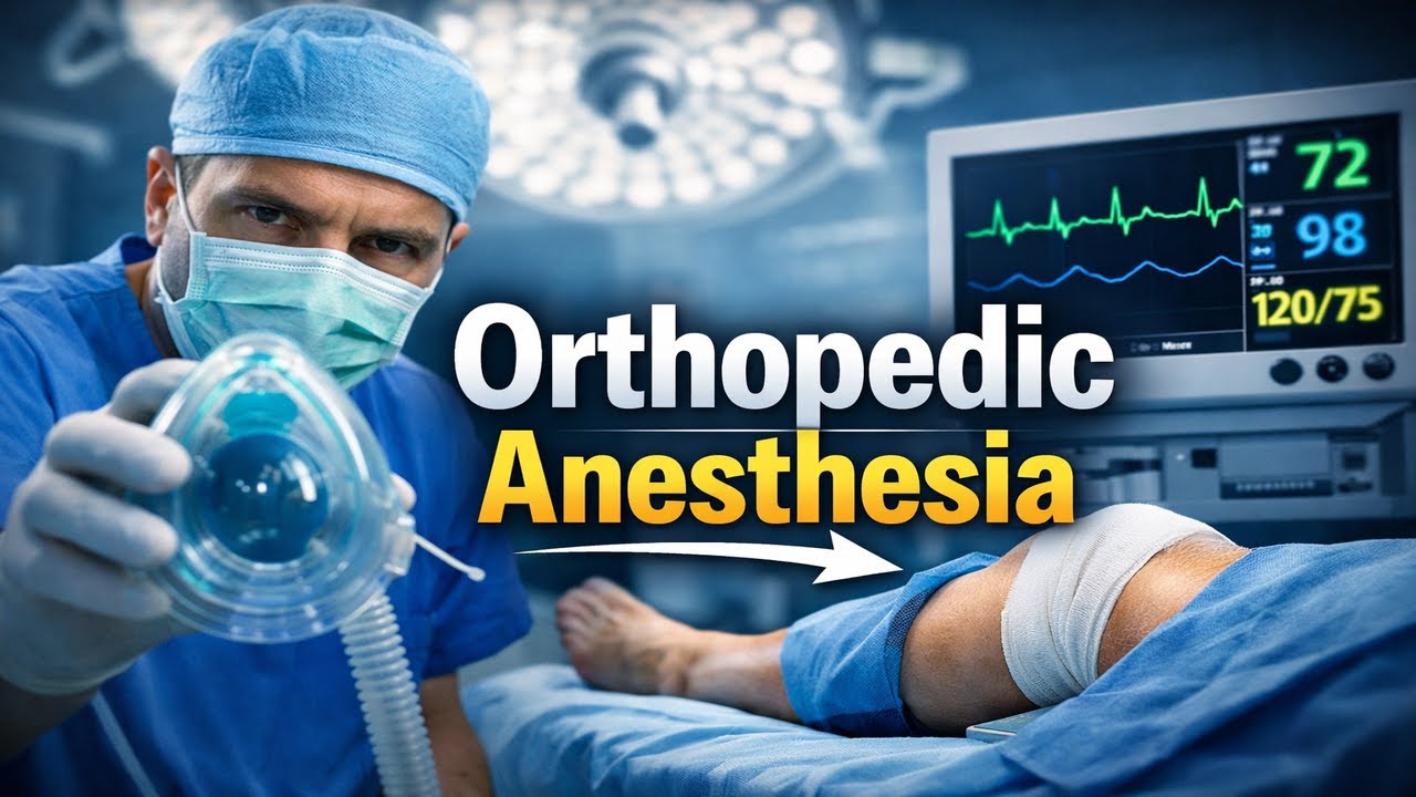 التخدير في جراحة العظام | Anesthesia in Orthopedic Surgery