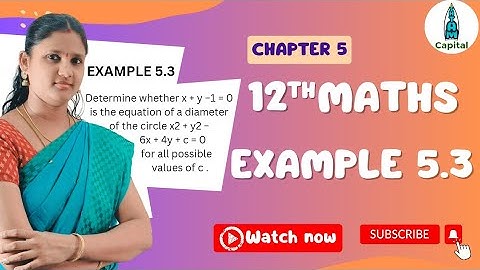 Class 12 Maths Chapter 5 Example 5.3 Two Dimensional Analytical Geometry Example5.3 12th Maths Ex5.1