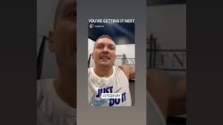 Usyk with a question for Tyson Fury today…