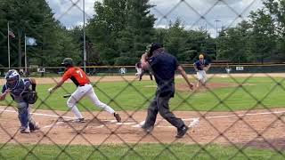 Ryan Frontera scores on a wild pitch