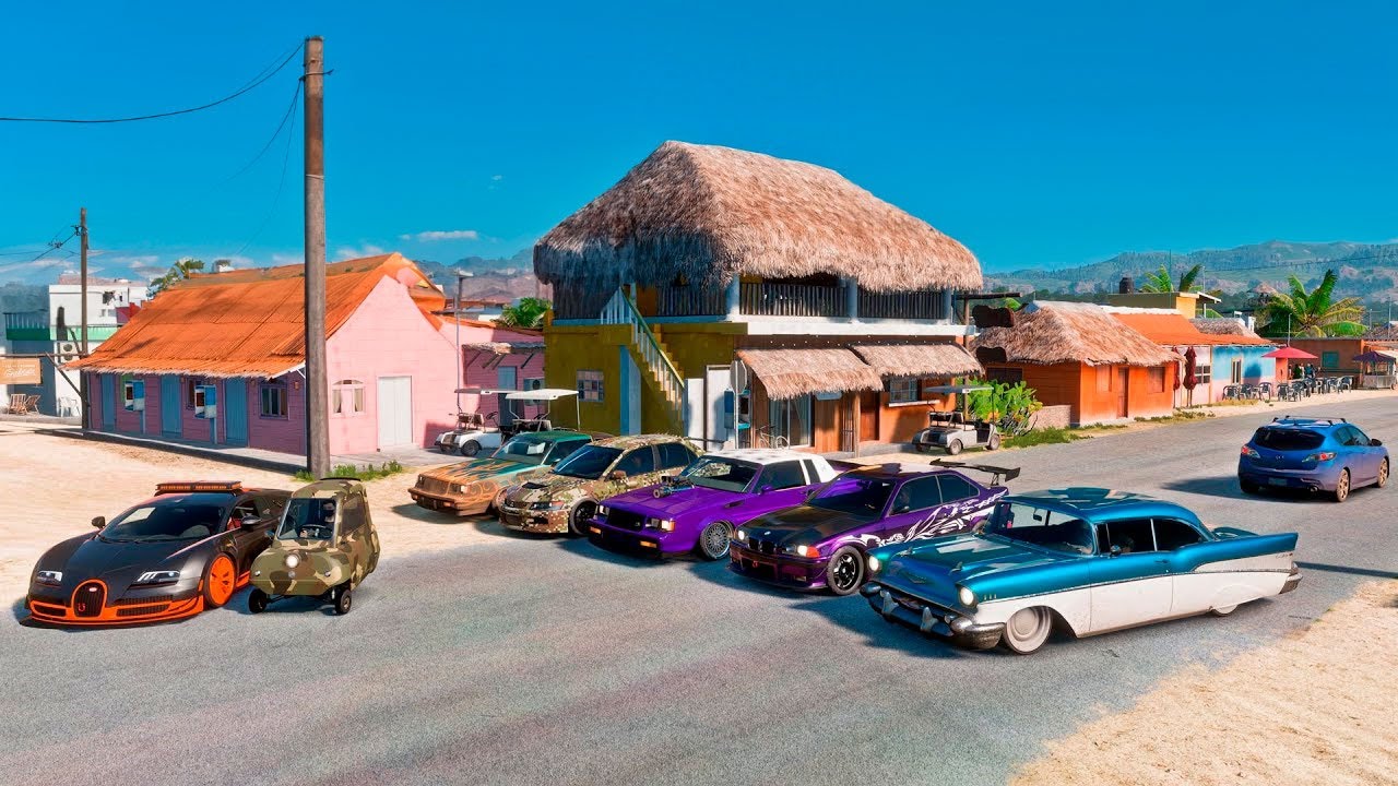 O GRANDE ESCONDE ESCONDE NA PRAIA AZUL - FORZA HORIZON 5 GAMEPLAY