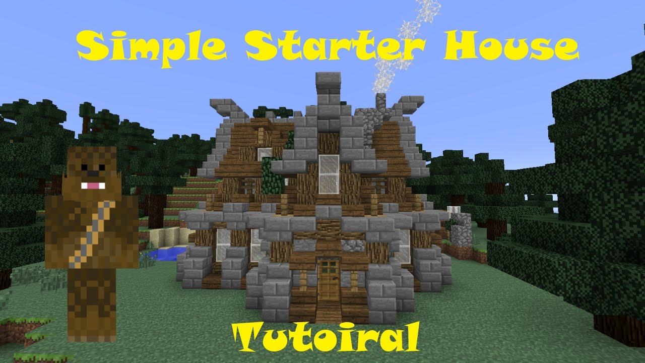 Minecraft Simple Medium Sized Rustic Starter / Survival 