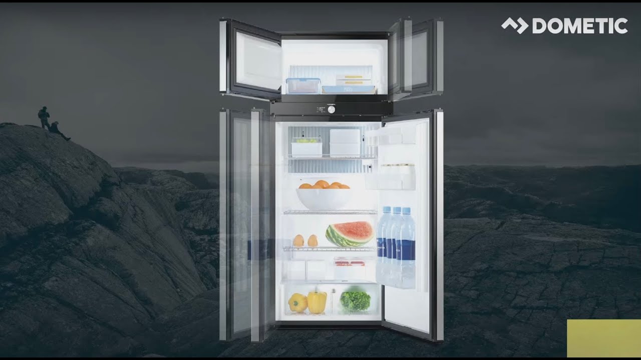 Größter Wohnmobil-Kühlschrank: Dometic RMD 10.5T 2021. Mit Doppeltüren.  Dometic Neuheiten 2021. 
