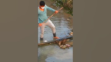 Remove Trash And Plastic Clogged Drain #drain #unclog #remove #shorts