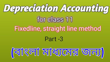 Depreciation Accounting for class 11 in  Bengali