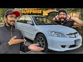 Surprising my friend with new car