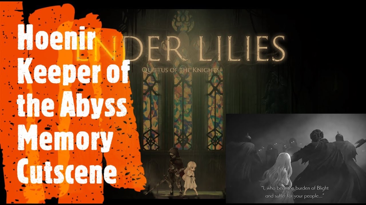 Ender Lilies [Hoenir Keeper of the Abyss Memory Cutscene] - YouTube