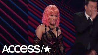 Nicki Minaj Jokes Michael B. Jordan Will Be Taking Off Her Dress After The People's Choice Awards!