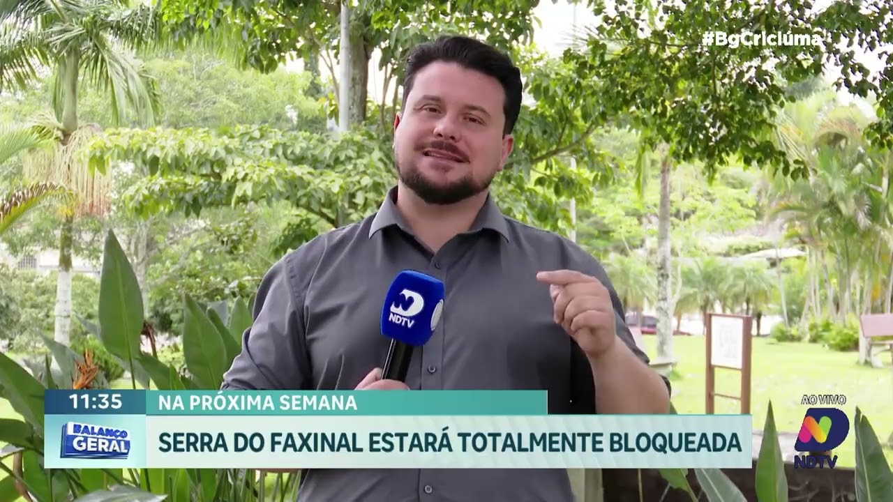 Serra do Faxinal terá bloqueio total durante a próxima semana