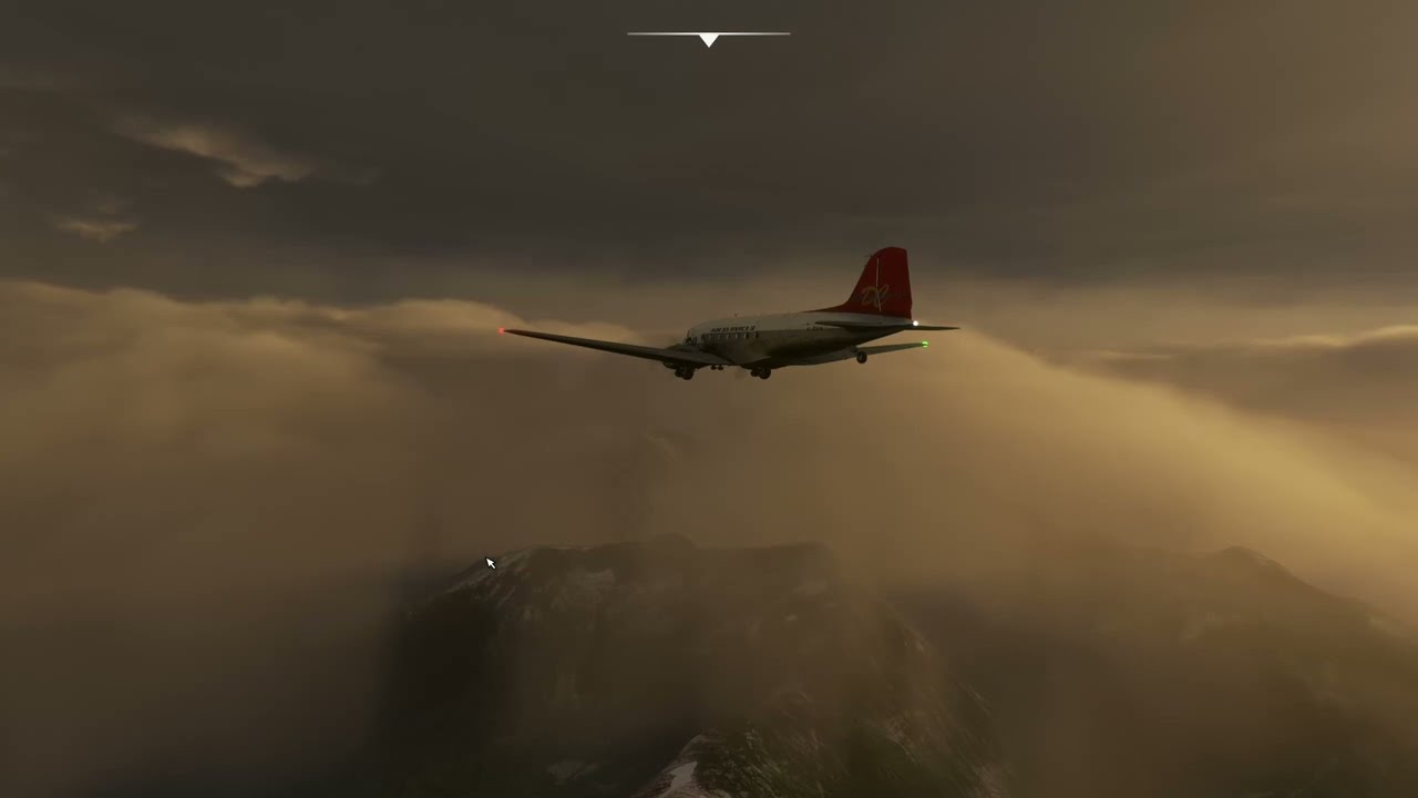 DC3 Vol aux instruments en Alaska en FR