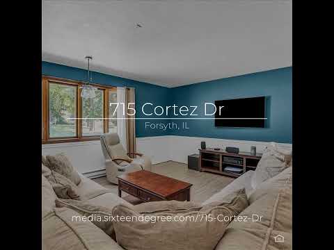 715 Cortez Dr, Forsyth, IL home video tour