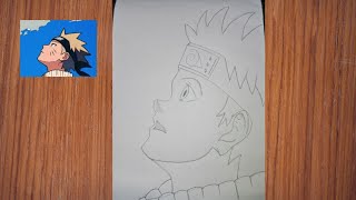 How To Draw Naruto Uzukami Sketch Step-By-Step For Beginners Easy Anime Tutorial. Part 1