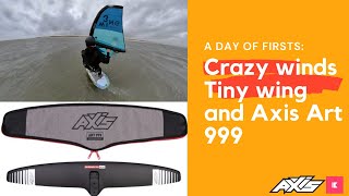 Axis Art 999 in storm conditions - 3m takoon wing