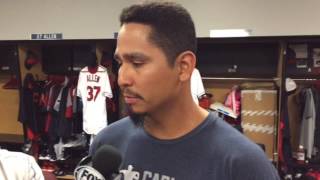 Indians' Carlos Carrasco talks about injury
