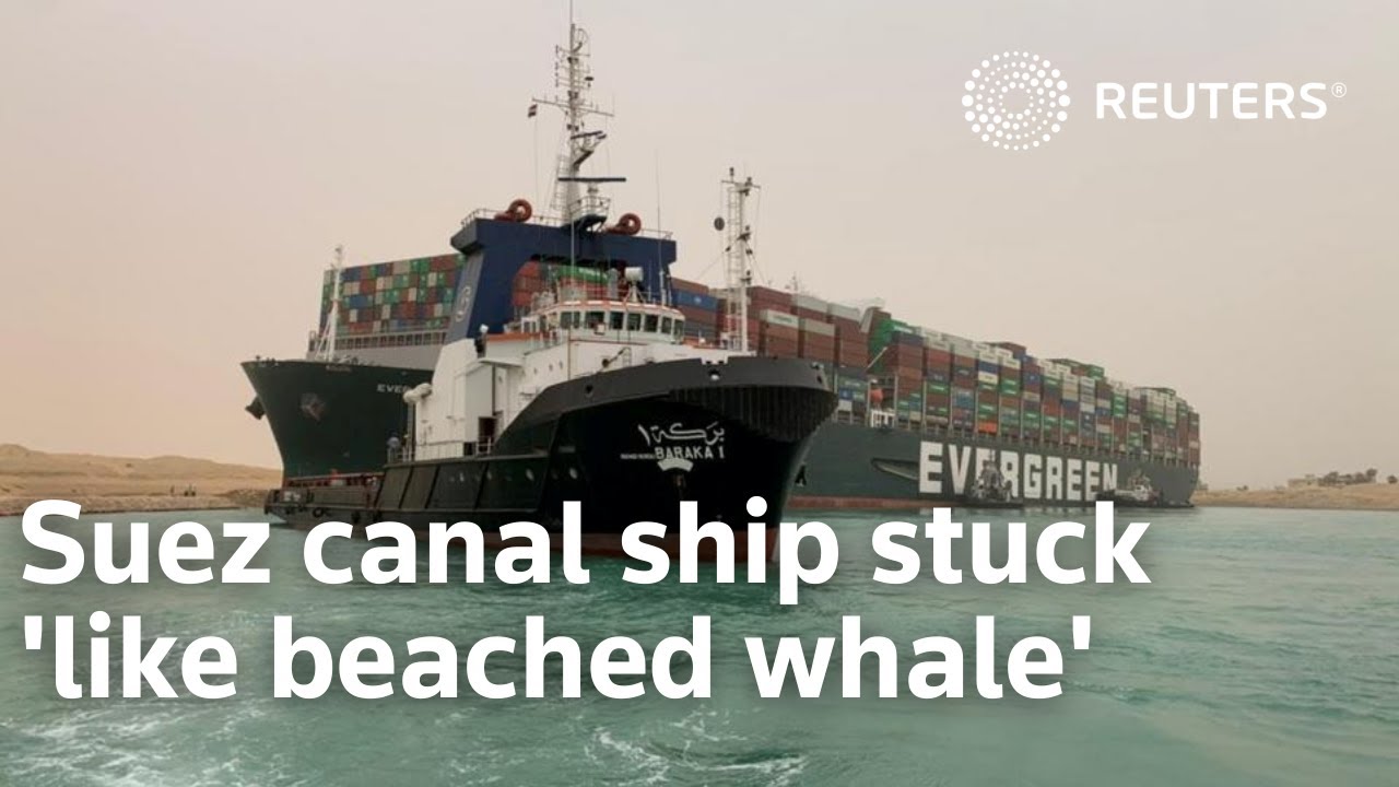 It 'Might Take Weeks' To Free Ship Stuck In Suez Canal, Salvage ...