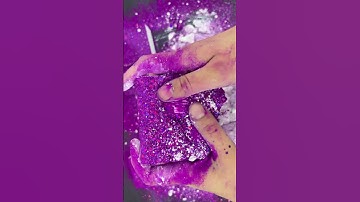 Soft Gym Chalk + Purple Pigment Powder + Glitter! My Fave!