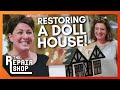 Hand made dollhouse needs a complete renovation  the repair shop