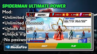 Spiderman Ultimate Power mod apk Latest Version, Unlock all screenshot 1