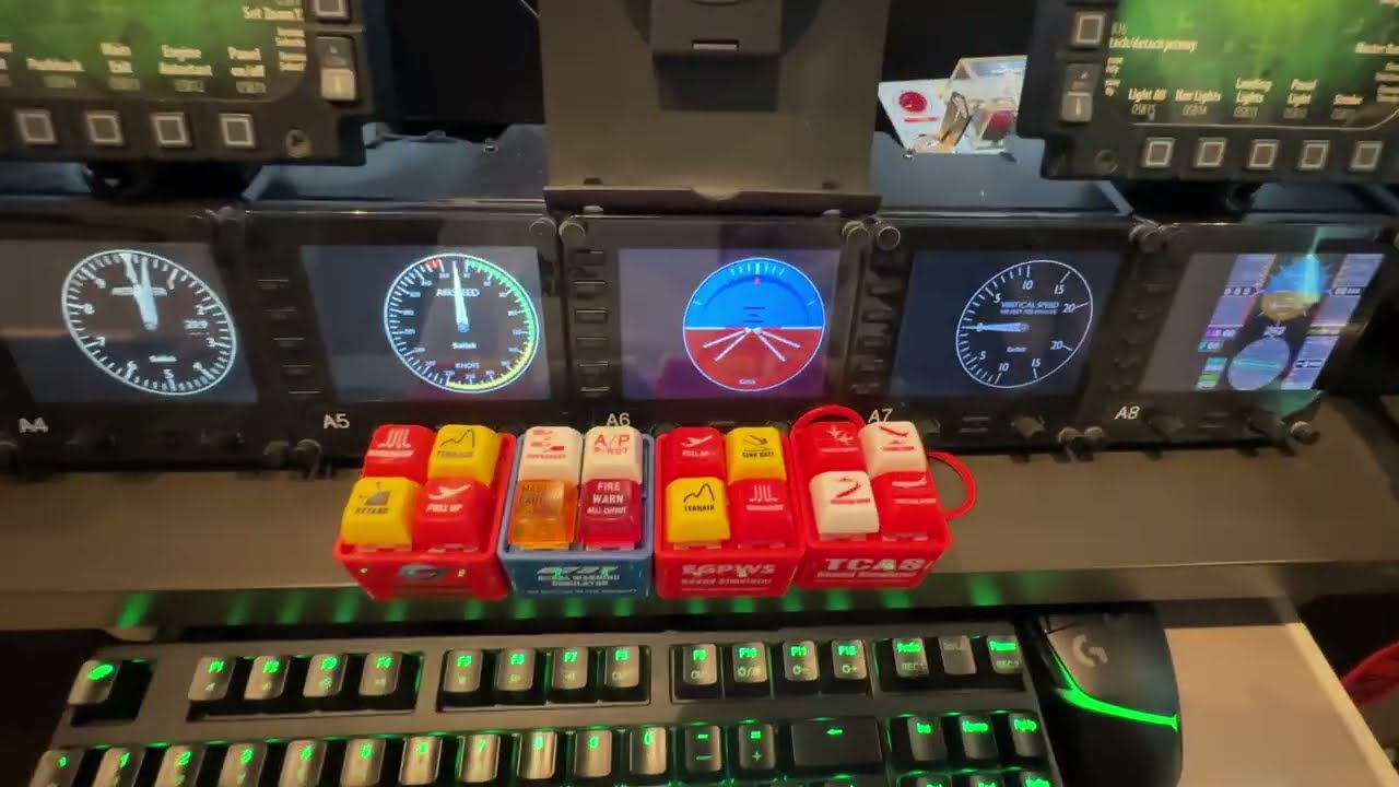 My Cockpit Sound Simulator Keychain Collection.