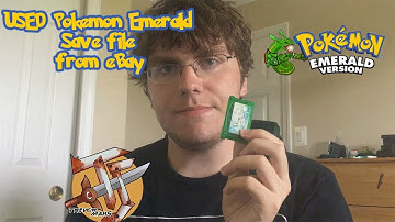 Reacting to a USED Pokemon Emerald Save File from eBay!