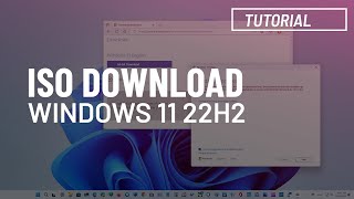 Windows 11 22H2: ISO file direct download