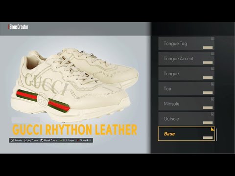 HOW TO MAKE GUCCI SHOES IN NBA 2K22! HOW TO MAKE DESIGNER SHOES IN NBA  2K22! - YouTube