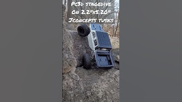 PC3D Stagedive on #jconcepts 2.2"x5.20" cut & shut Tusks