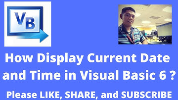 How To Display The Current Date and Time Using Microsoft Visual Basic 6