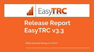 EasyTRC v3.3 Feature Release Report - Chamber TRC Management System