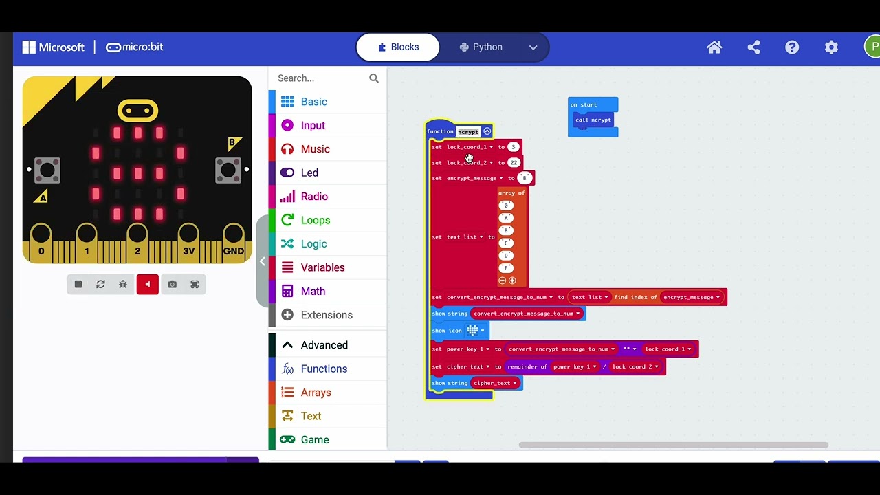 PART 7 - Microbit - RSA - Programming - YouTube