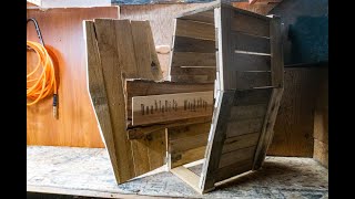 DIY Pallet Wood Half Coffin Halloween Decoration by DoubleBit's Workshop 340 views 1 year ago 10 minutes, 39 seconds