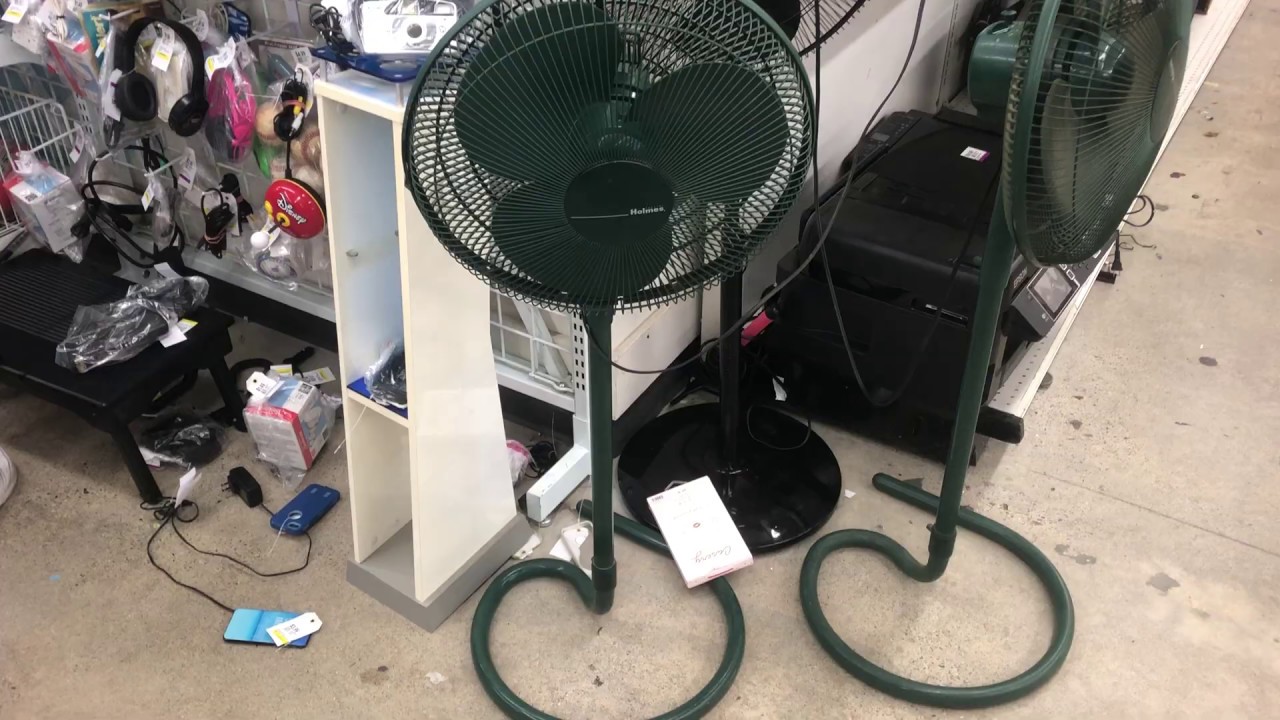 Holmes Pedestal Fan (green) 2 of 2 YouTube