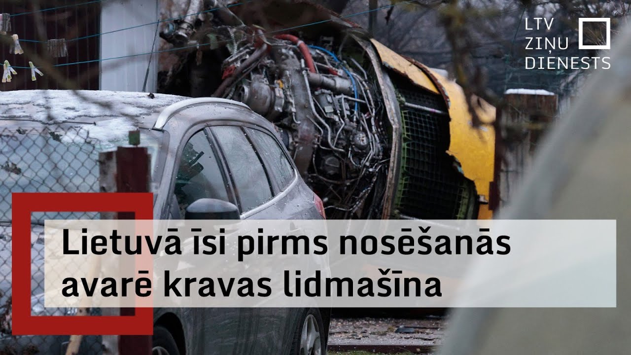 Lietuva: Sākotnējā informācija neliecina par ārēju faktoru ietekmi lidmašīnas avārijā Viļņā