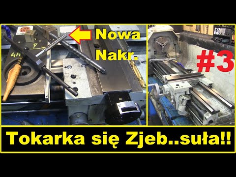 Lathe 360x1000 Failure: making a new nut process removing backlash threading