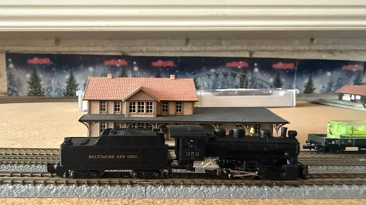 Rokuhan T040-2 B&O 0-6-0 Steam Locomotive & Tender Test Run at z.scale.hobo 02.28.2025