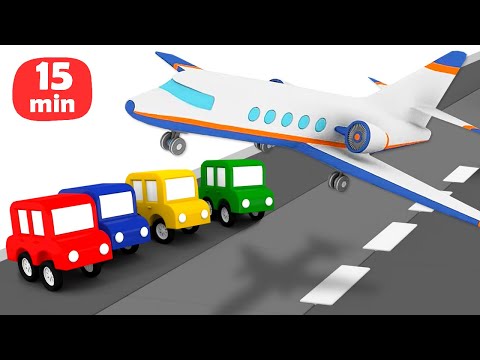 Видео: 4 машинки: аэропорт, башенный кран и вертолет! Мультфильмы для малышей про машинки - все серии