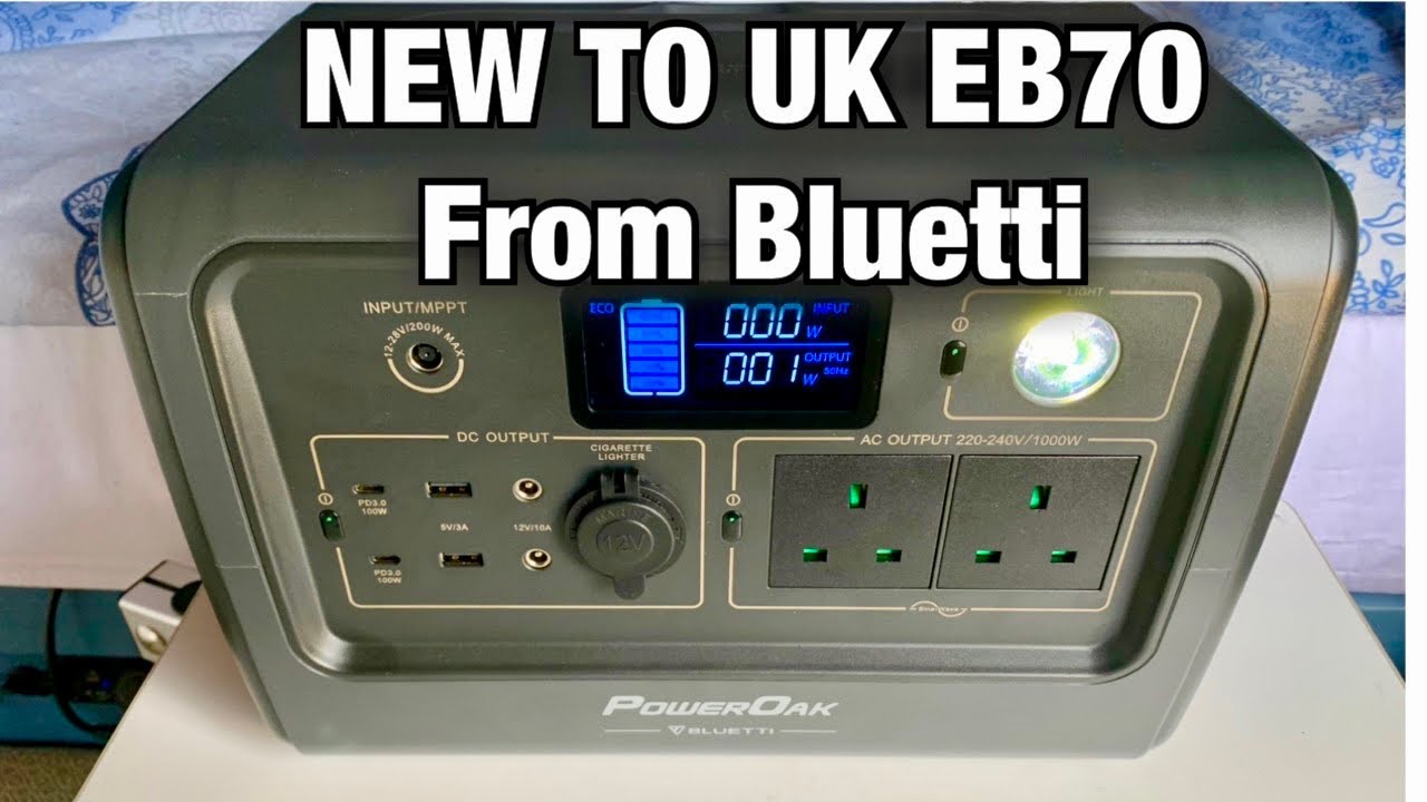 Poweroak Bluetti EB70 unboxing and review 