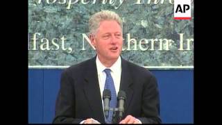 UK - Clinton visits Springvale Educational Village