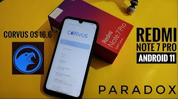 Corvus OS 16.6 Paradox For Redmi Note 7 Pro