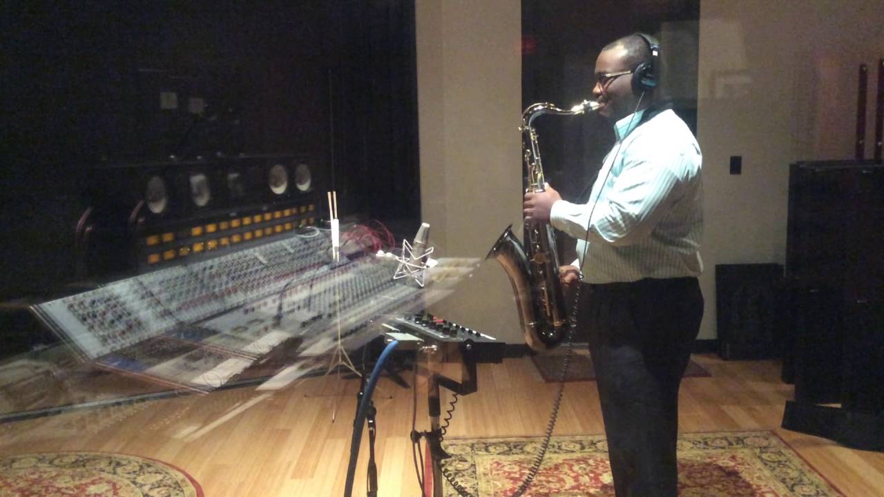 Saxophone recording session Sherpa studios YouTube