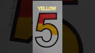 Make your kid learn primary colors with number '5'
