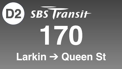 BFTP: SBS Transit Cross-border Service 170 Direction 2 Hyperlapse