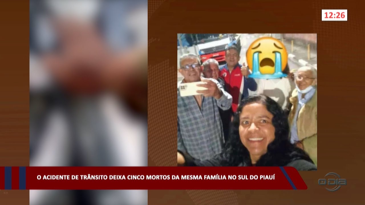 Acidente de trânsito deixa cinco mortos da mesma família no sul do Piauí 20 06 2023