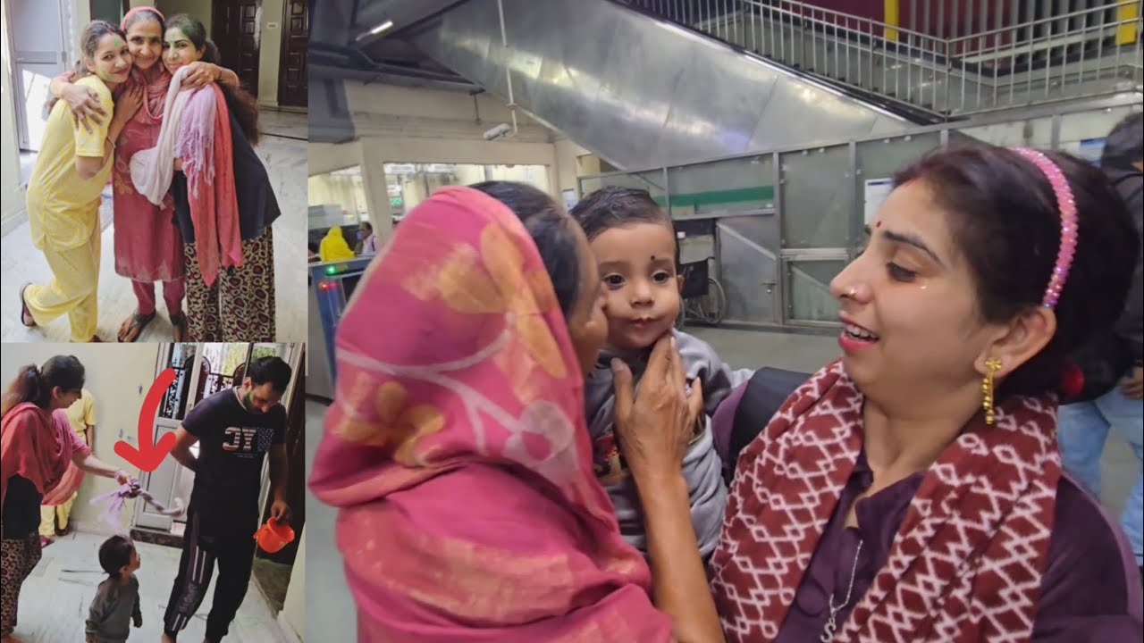 Holi enjoy ki 🫟or Bhabhi Rone lagi jate time😭  @NeerajDahiyavlog 