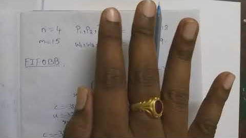 4) 0/1 knapsack using FIFO BB