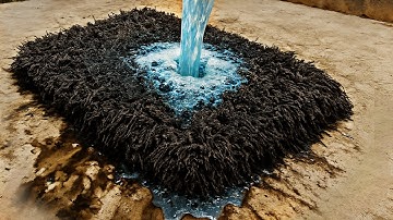 Shaggy Rug Cleaning in Rainy Weather! — The Transformation Is Crazy! | Satisfying ASMR