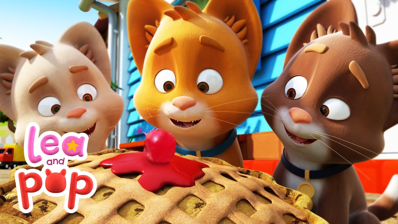 Three Little Kittens - Baby Songs with Lea and Pop | Nursery Rhymes
