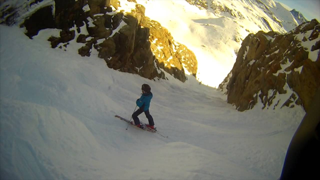 Punta Indren - Canale dell'Aquila ski ride - YouTube