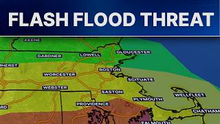 Flood watch in effect for parts of Massachusetts due to torrential rain risk
