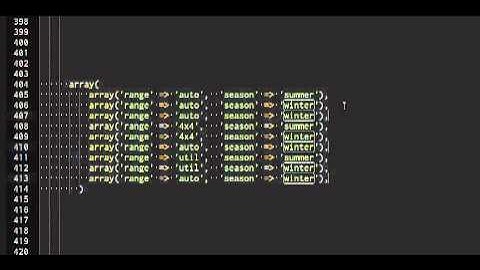 Sublime Text 2 - Demo multiple selection